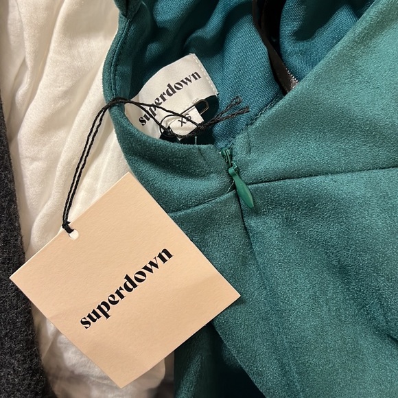 Brand New Revolve Superdown Green XS Dress - Picture 9 of 12